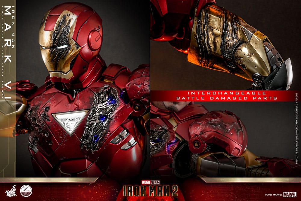 Iron Man 2 Actionfigur 1/4 Iron Man Mark VI 48 cm Image 22