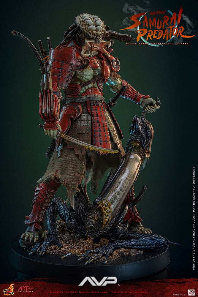 Alien vs. Predator Artist Collection Actionfigur 1/6 Akaoni Samurai Predator 35 cm Image 3