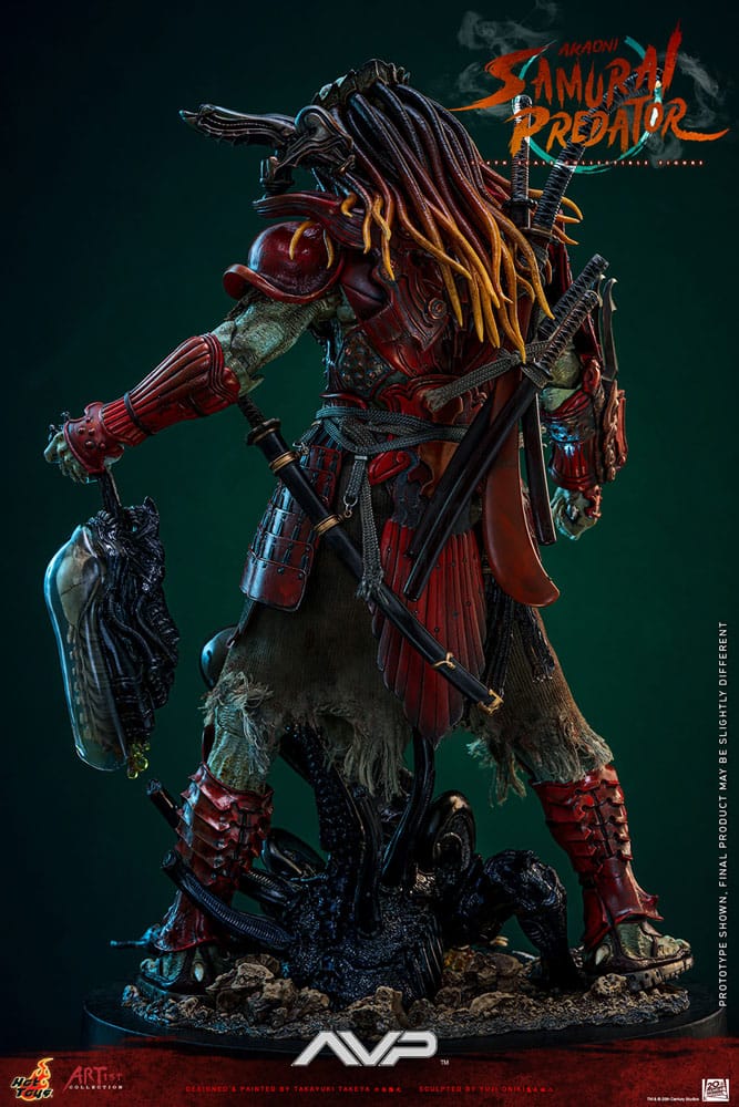 Alien vs. Predator Artist Collection Actionfigur 1/6 Akaoni Samurai Predator 35 cm Image 9