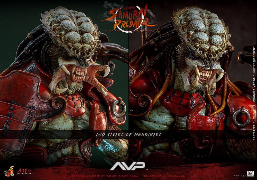 Alien vs. Predator Artist Collection Actionfigur 1/6 Akaoni Samurai Predator 35 cm Image 15