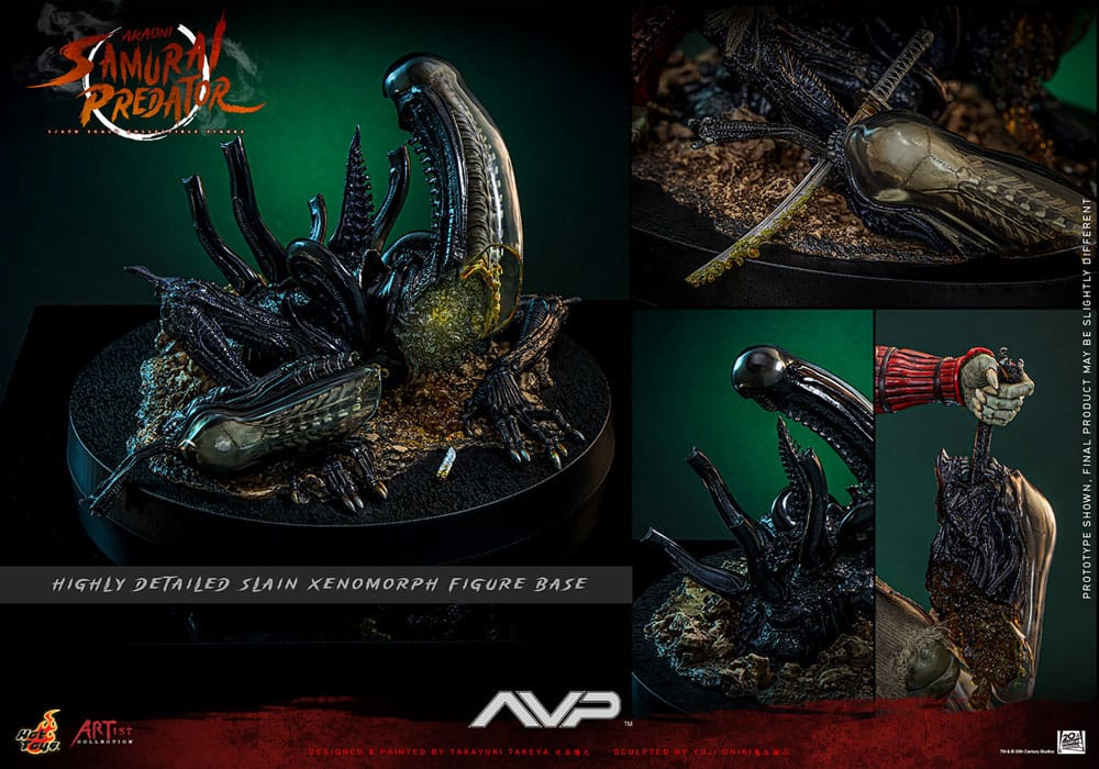 Alien vs. Predator Artist Collection Actionfigur 1/6 Akaoni Samurai Predator 35 cm Image 17