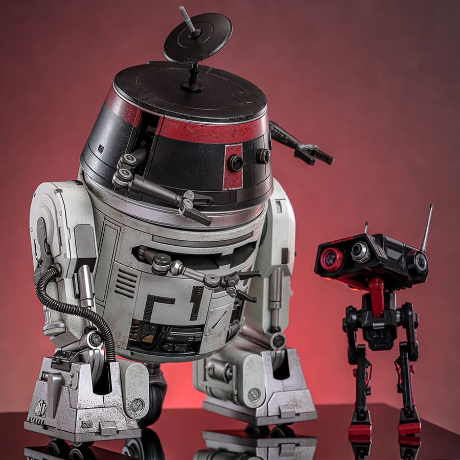 Star Wars Actionfigur Set 1/6 Chopper (C1-10P™) & BD-1™ (Imperial Disguise) 18 cm & 8 cm Image 17