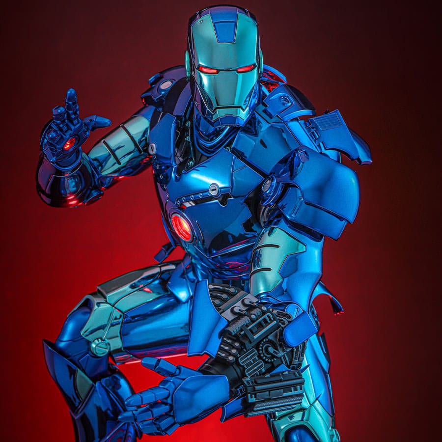 Iron Man Movie Masterpiece Diecast Actionfigur 1/6 Iron Man Mark III (Stealth Mode Ver.) 2.0 Hot Toys Exclusive 33 cm Image 21