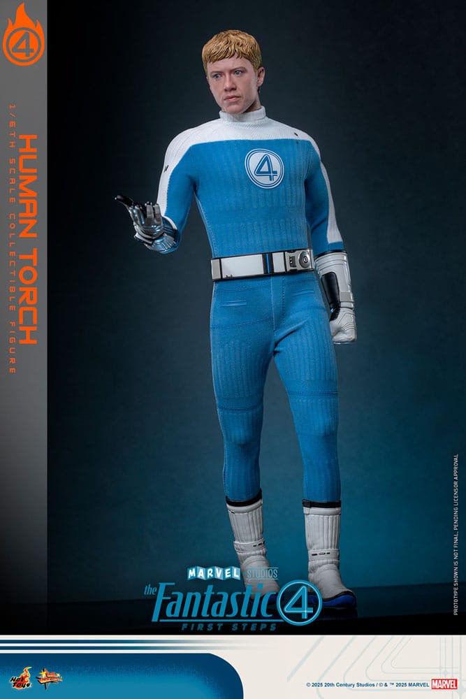 The Fantastic Four: First Steps Movie Masterpiece Actionfigur 1/6 Human Torch 30 cm Image 14