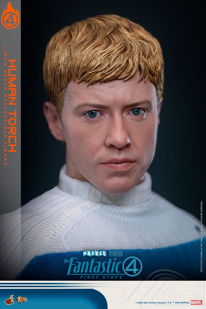 The Fantastic Four: First Steps Movie Masterpiece Actionfigur 1/6 Human Torch 30 cm Image 15
