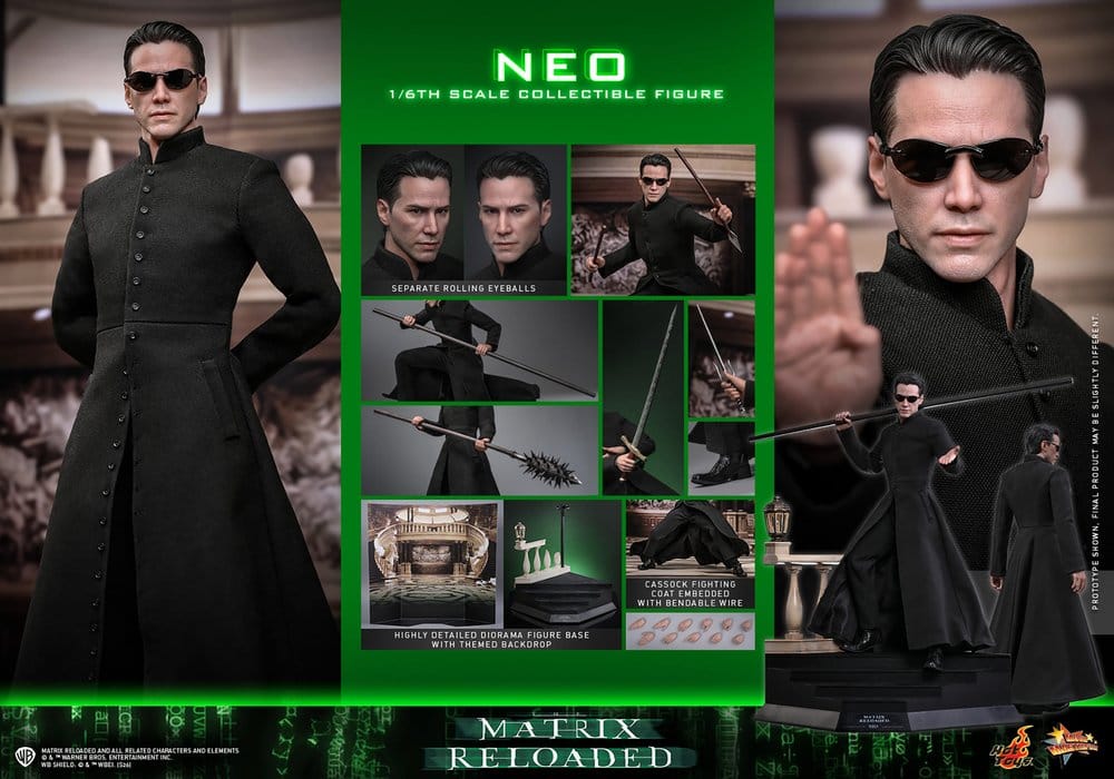 Matrix Movie Masterpiece Action Figur 1/6 Neo 31 cm Image 23