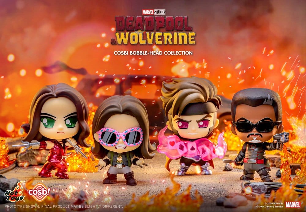 Deadpool & Wolverine Cosbi Minifiguren 9 cm Series 2 Blind Box Display (8) Image 13