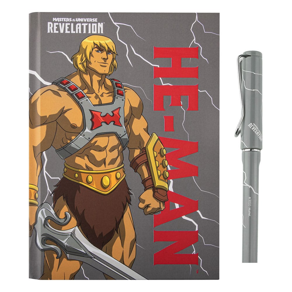 Masters of the Universe - Revelation: He-Man Thunder Deluxe Notebook Set (Notebook + Stift) Image 1