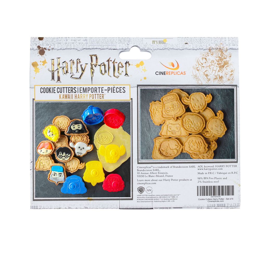 Harry Potter Ausstechformen / Keksstempel 6er-Pack Kawaii Image 4
