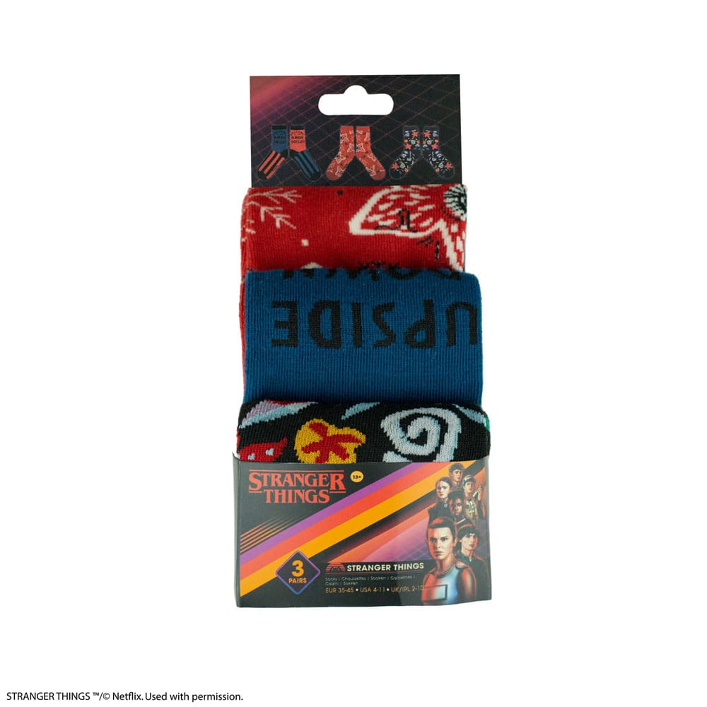 Stranger Things: Stranger Things Set of 3 Socks Image 5