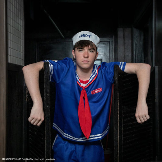 Stranger Things: Scoops Ahoy Steve Costume Größe S/M Image 2