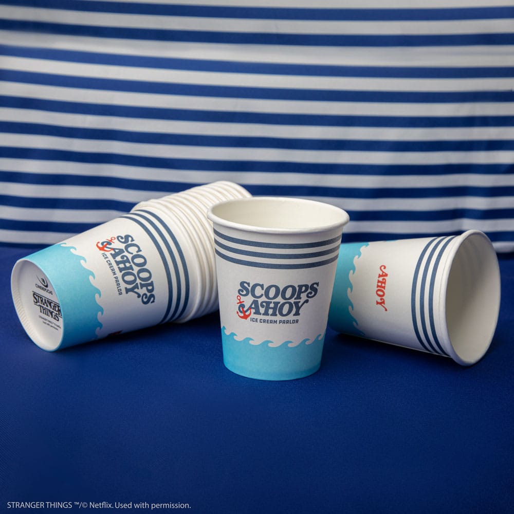 Stranger Things Set von 24 Pappbechern Scoops Ahoy Image 4