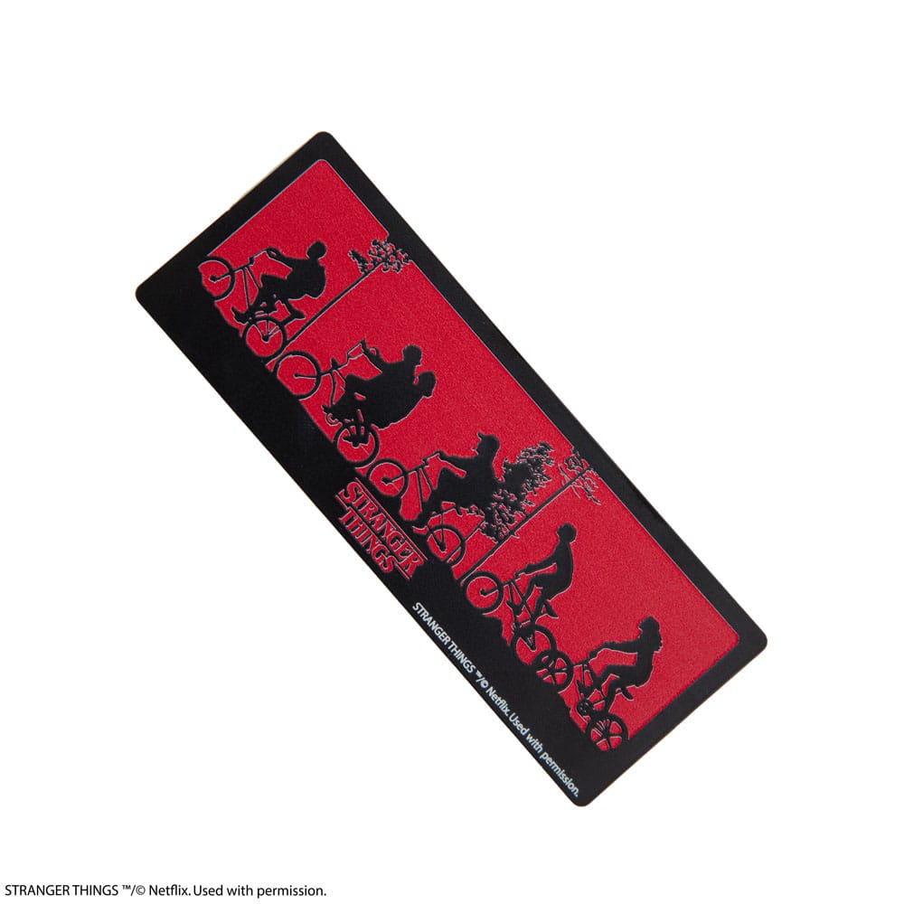 Stranger Things Lesezeichen Silhouette Metal Image 3