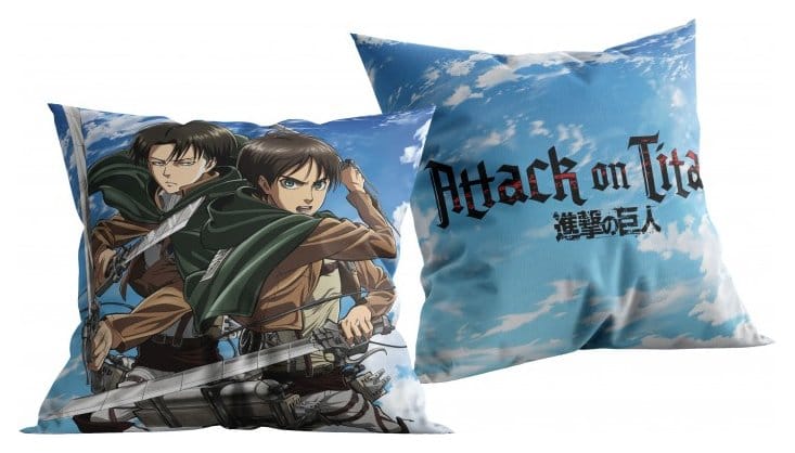 Attack on Titan Dekokissen Blau 40x40 cm Image