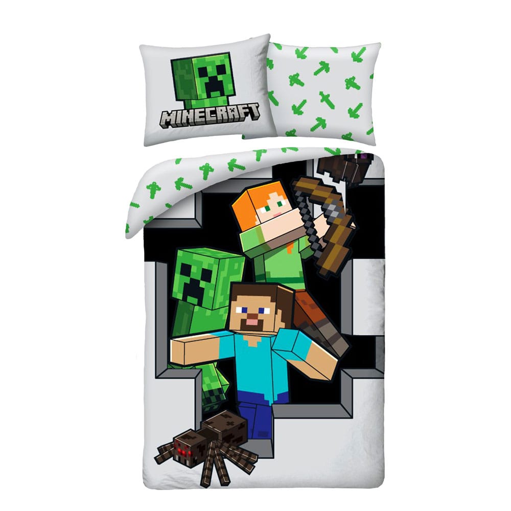 Minecraft Bettwäsche Ver. 8 140 x 200 cm / 70 x 90 cm Image