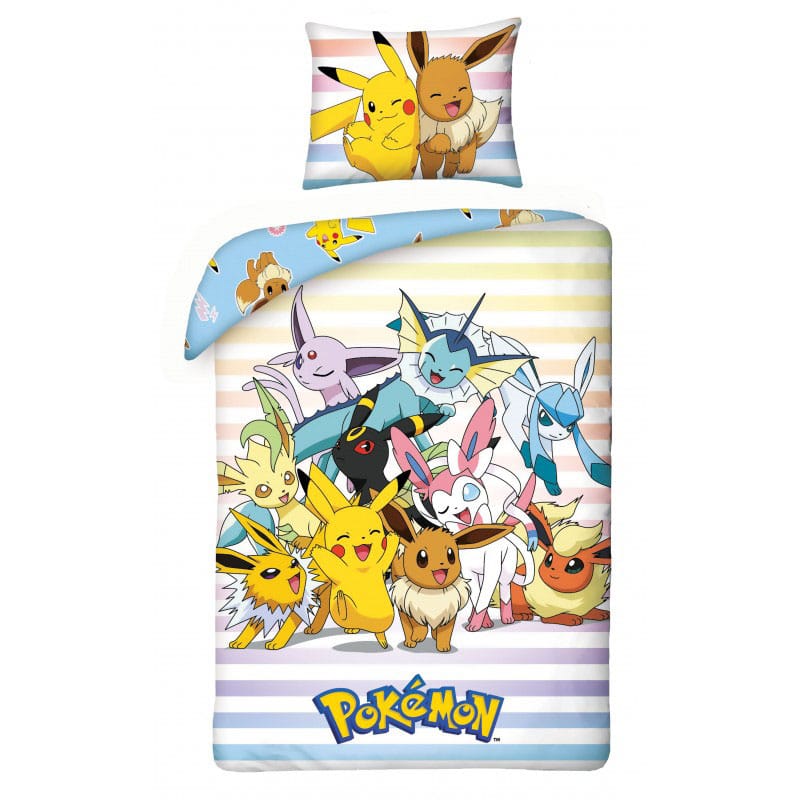 Pokémon Bettwäsche Pikachu, Evoli & Friends 140 x 200 cm / 70 x 90 cm Image