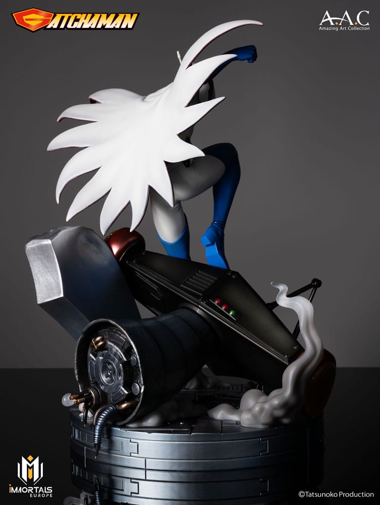 Gatchaman Amazing Art Collection Statue Ken the Eagle, The Leader of the Science Ninja Team 34 cm Image 5