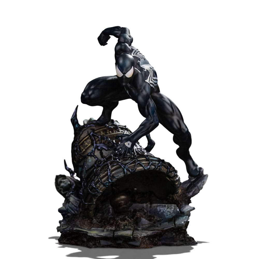 Marvel BDS Art Scale Statue 1/10 Spider-Man Black Costume 20 cm Image 1