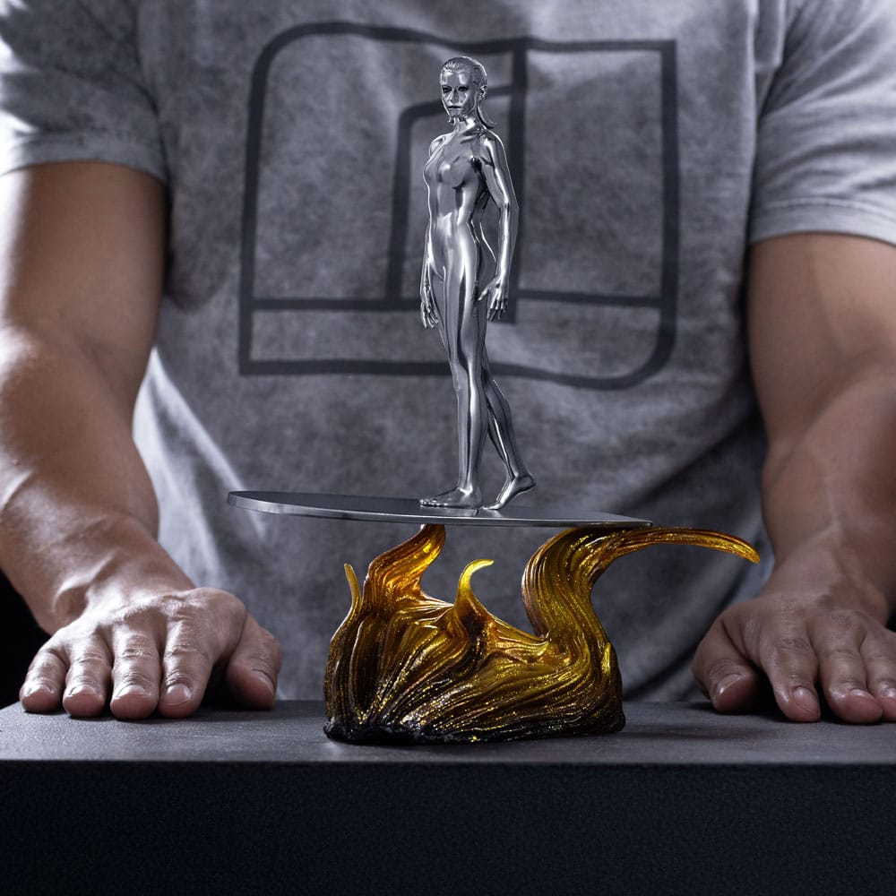 Fantastic Four Art Scale Statue 1/10 Silver Surfer 27 cm Image 11