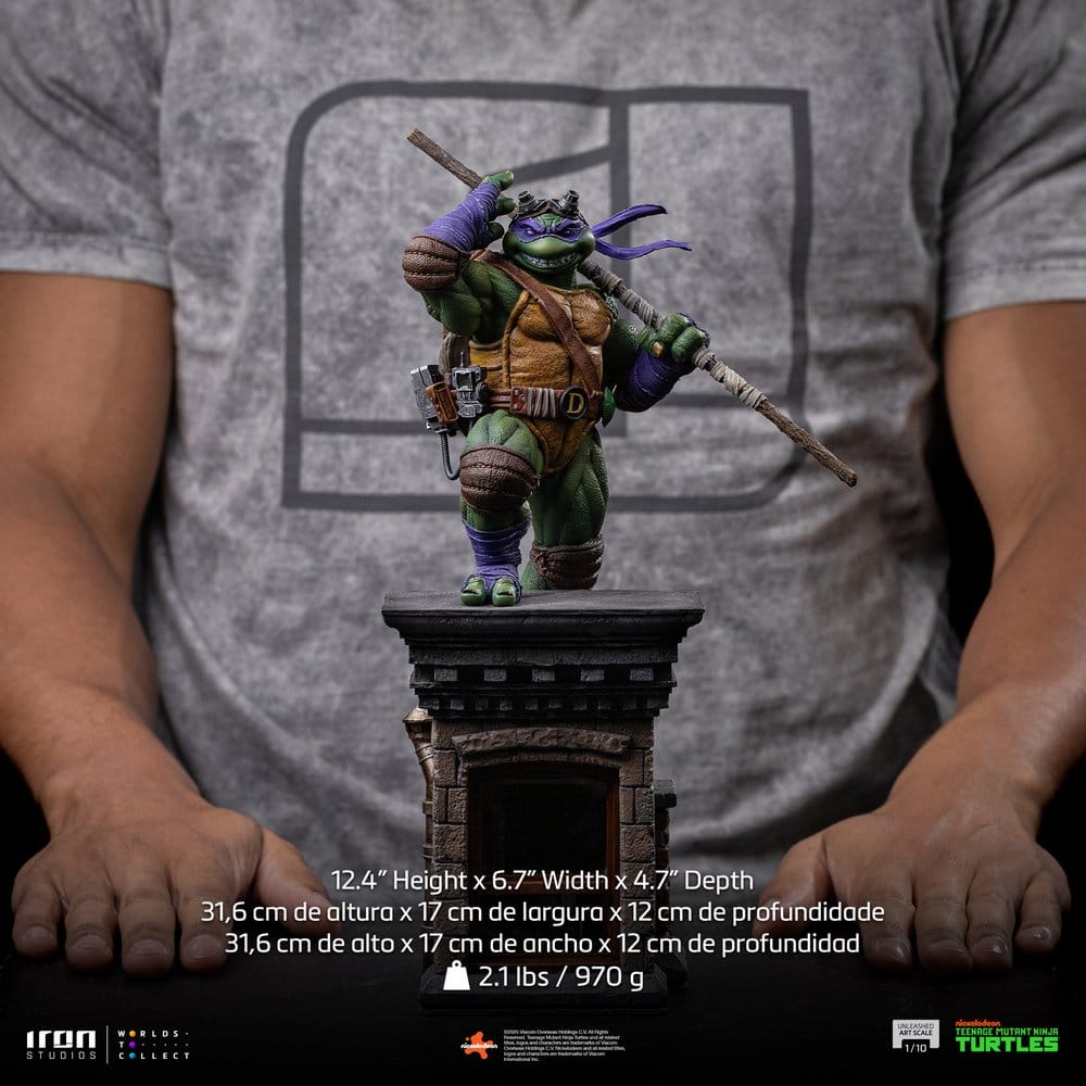 Teenage Mutant Ninja Turtles Art Scale Statue 1/10 Donatello Unleashed 32 cm Image 11