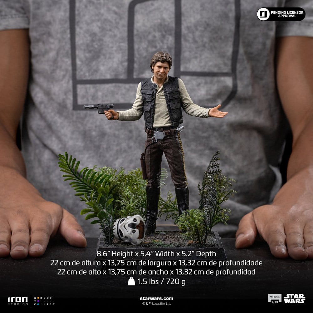 Star Wars Art Scale Statue 1/10 Han Solo (Episode VI) 22 cm Image 10