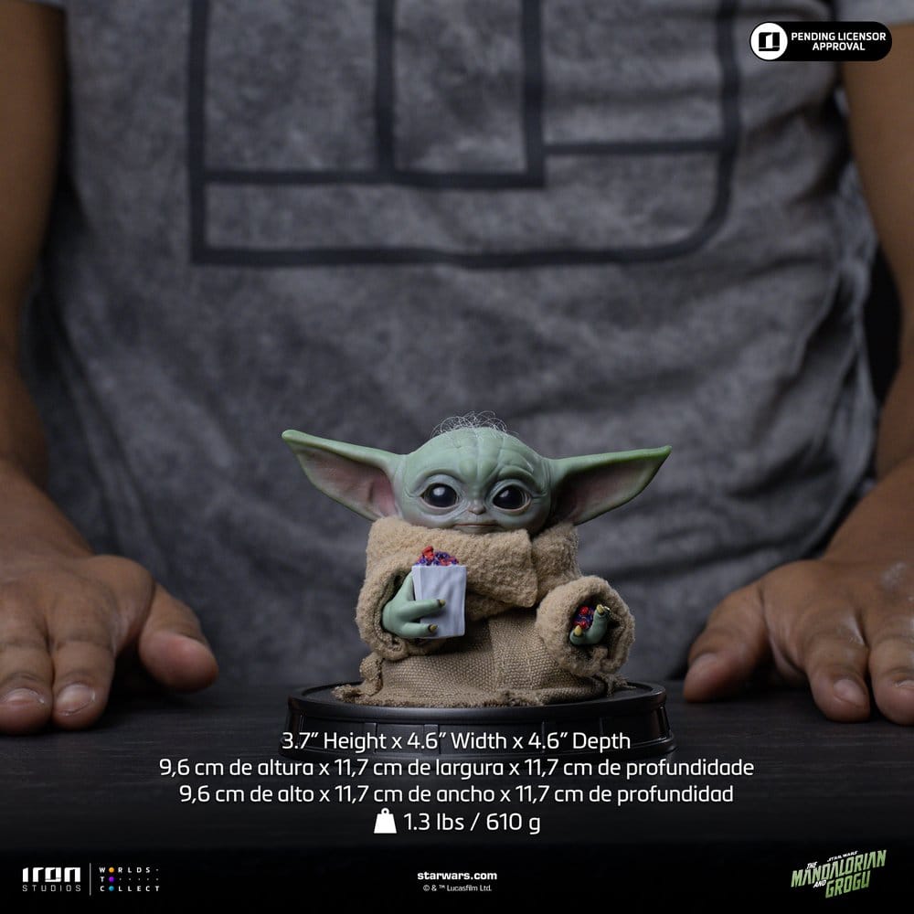 The Mandalorian & Grogu Grogu Collection Statue Grogu Popcorn Time Image 2