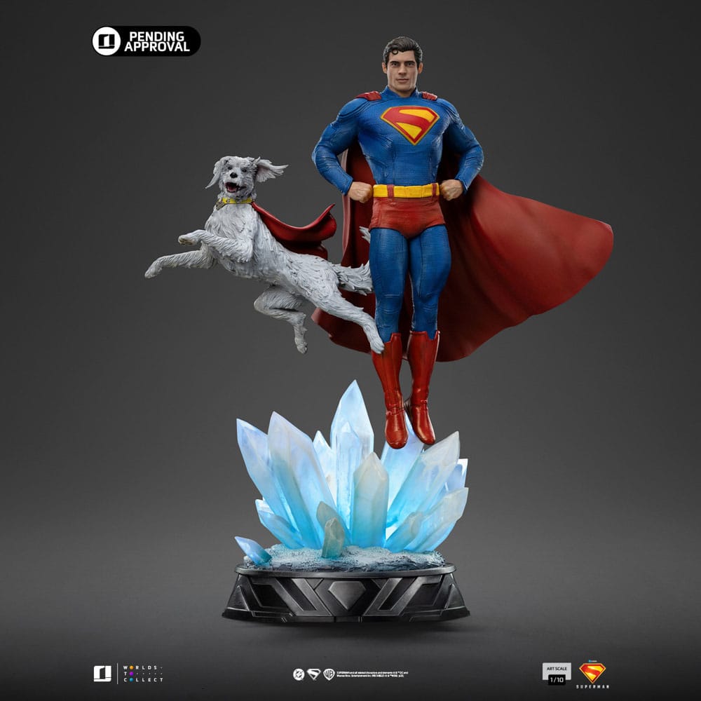 Superman Legacy Art Scale Statue 1/10 Superman & Krypto 32 cm Image 9