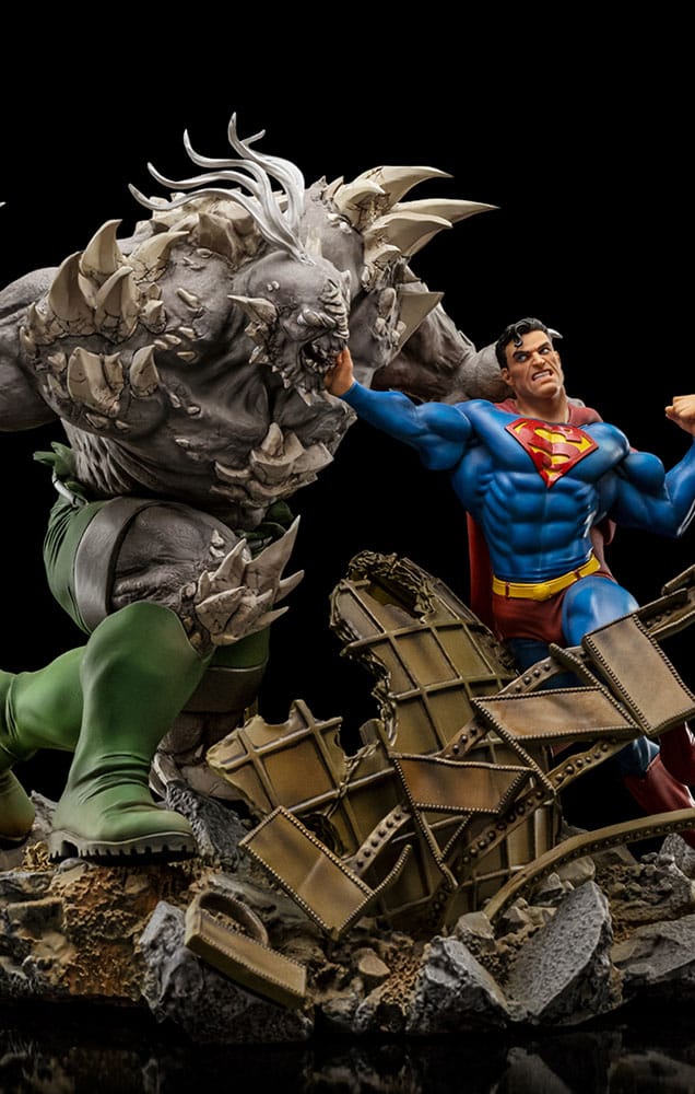 DC Comics BDS Art Scale Statue 1/10 Superman vs Doomsday heo EU Exclusive 30 cm Image 17