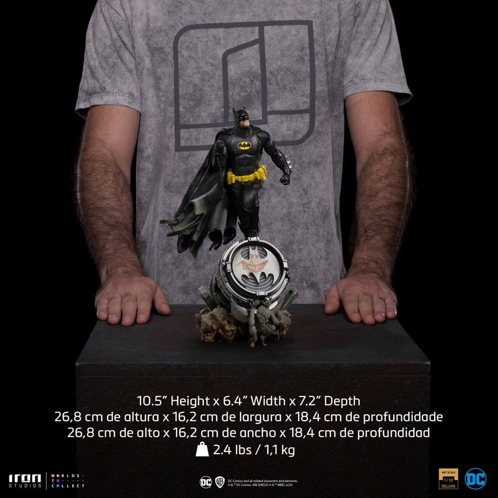DC Comics BDS Art Scale Statue 1/10 Batman Deluxe (Black Version Exclusive) heo EU Exclusive 30 cm Image 12