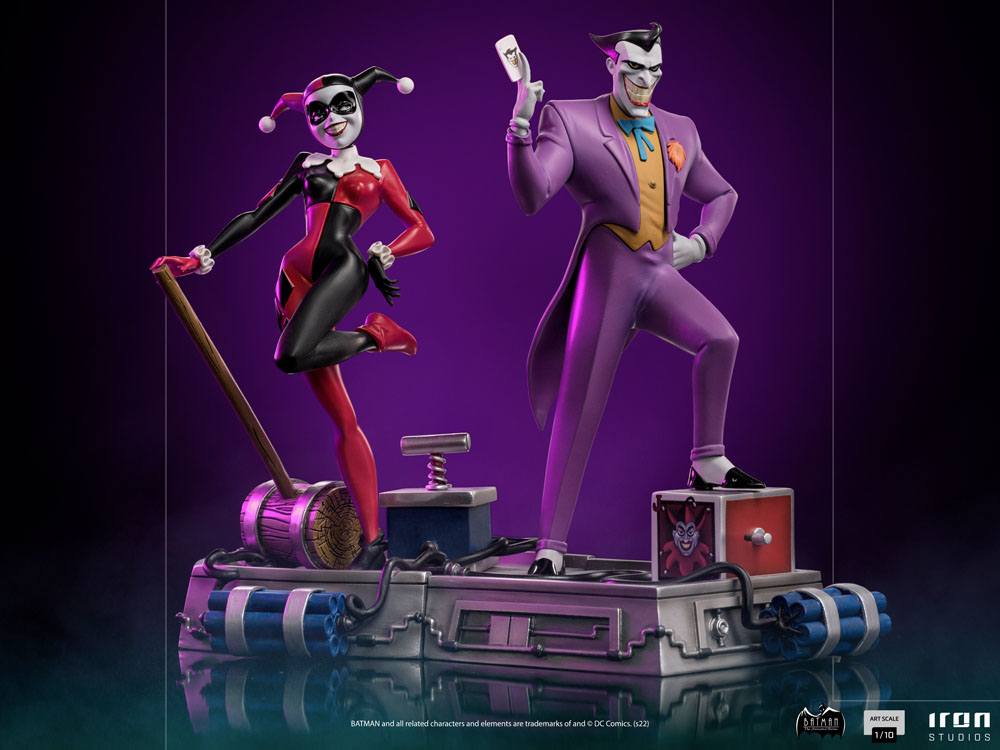 Batman The Animated Series Art Scale Statue 1/10 Harley Quinn 20 cm Image 8