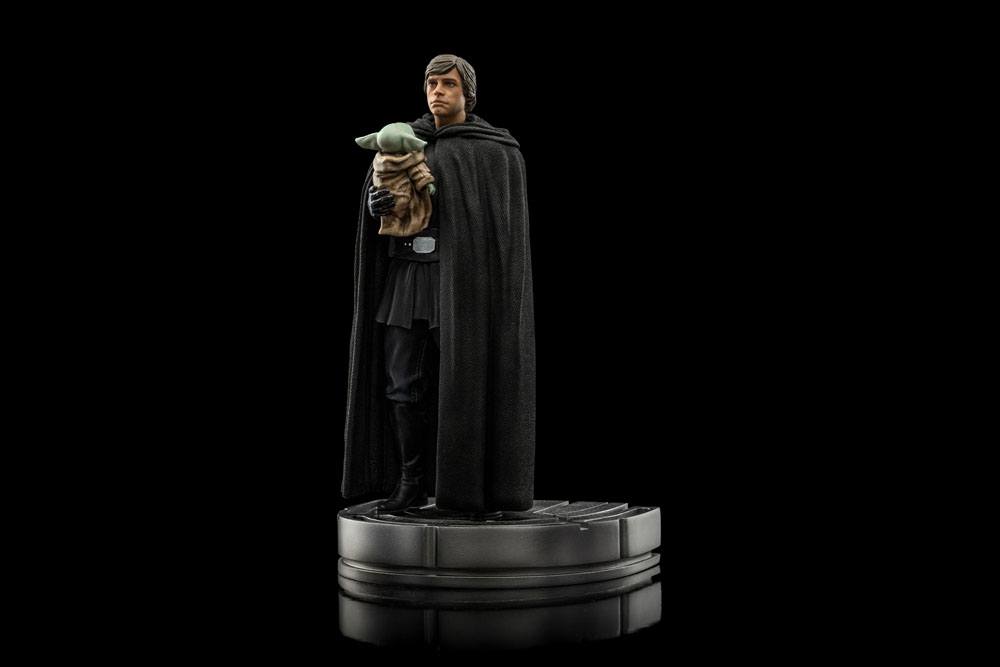 Star Wars The Mandalorian Art Scale Statue 1/10 Luke Skywalker und Grogu 21 cm Image 5