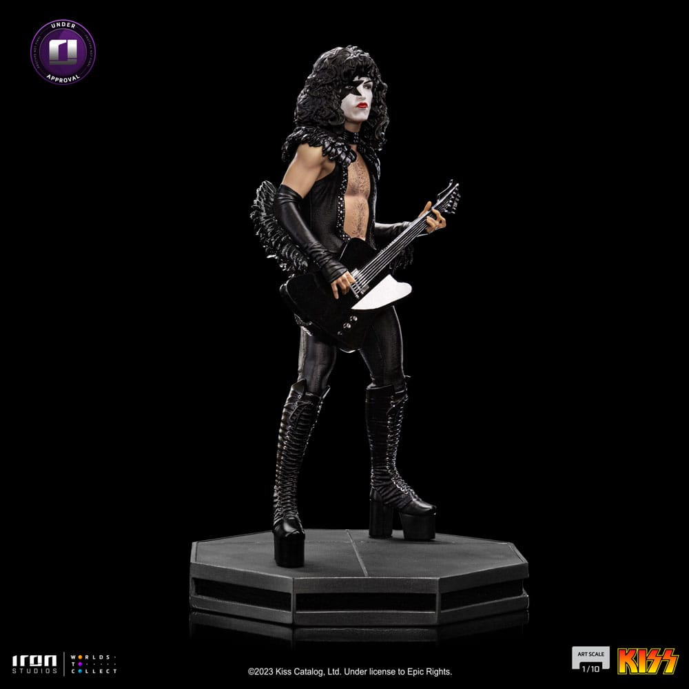 Kiss Art Scale Statue 1/10 Paul Stanley 22 cm Image 3