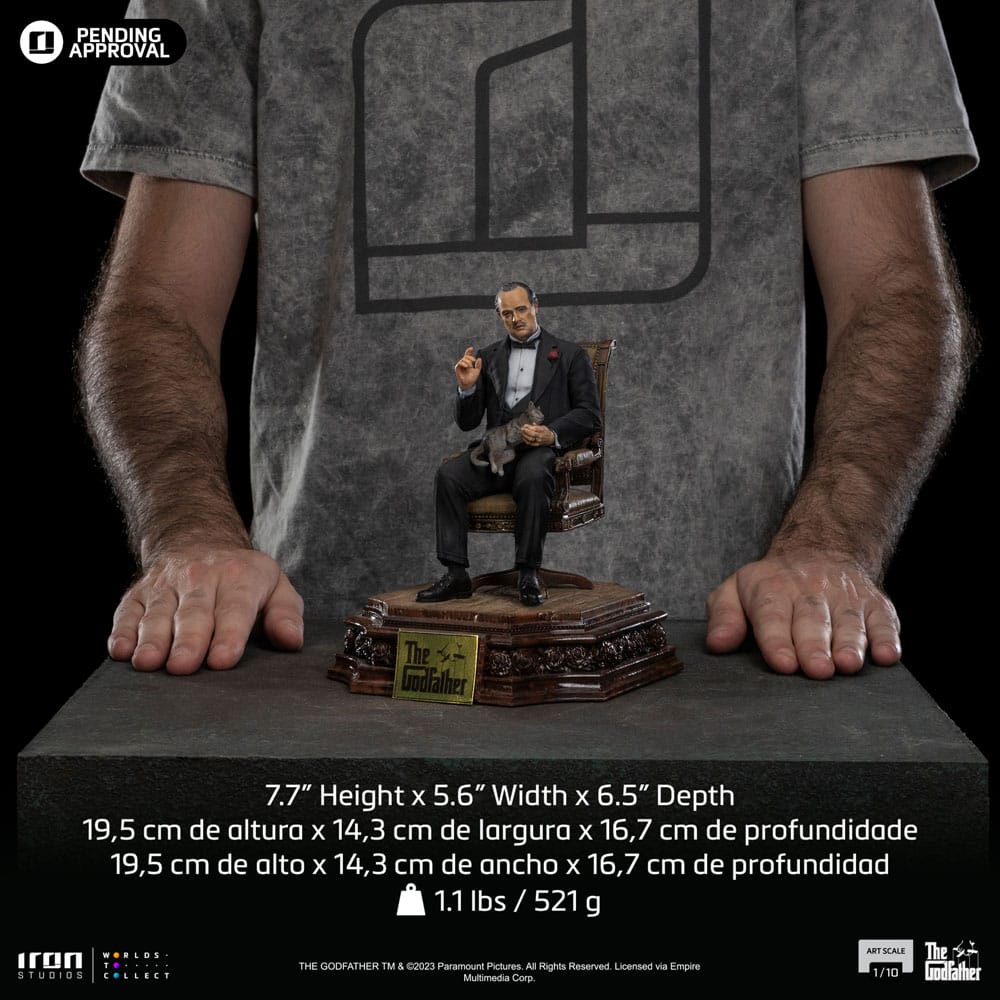 Der Pate Art Scale Statue 1/10 Don Vito Corelione 19 cm Image 10