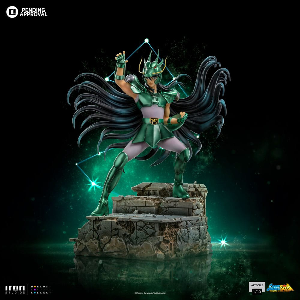 Saint Seiya Art Scale Statue 1/10 Dragon Shiryu 24 cm Image 10