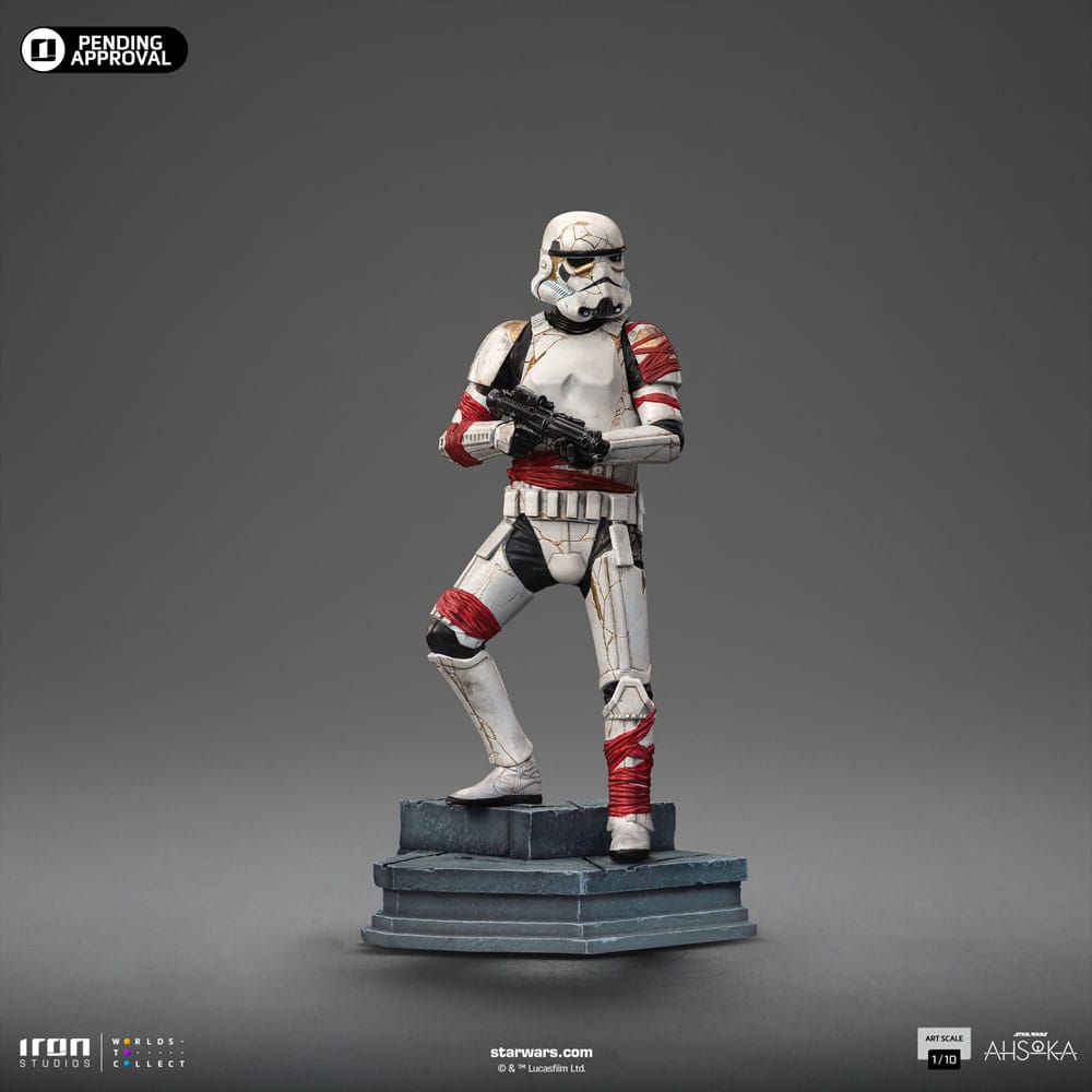 Star Wars Ahsoka Art Scale Statue 1/10 Night Trooper 21 cm Image 3