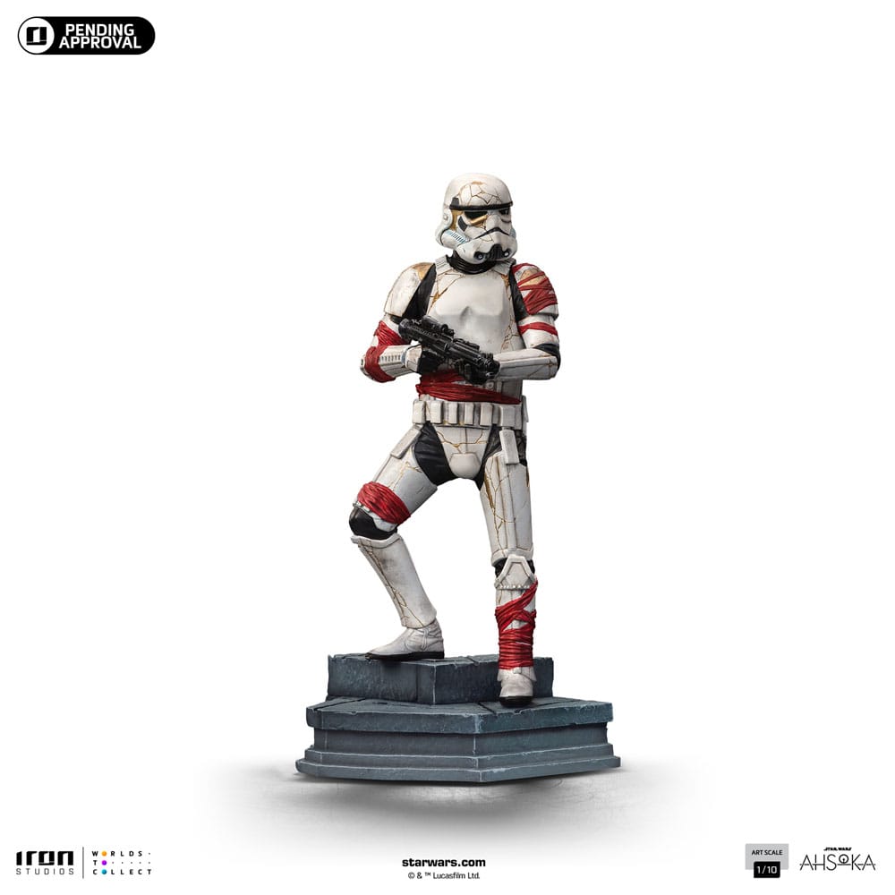 Star Wars Ahsoka Art Scale Statue 1/10 Night Trooper 21 cm Image 16