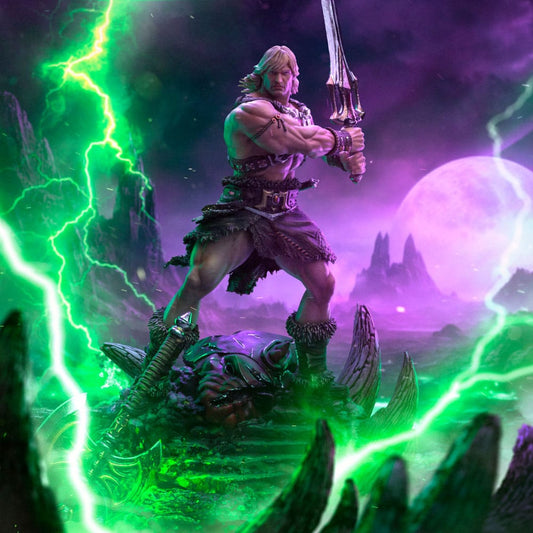 Masters of the Universe Deluxe Art Scale Statue 1/10 He-Man Unleashed 34 cm Image 2