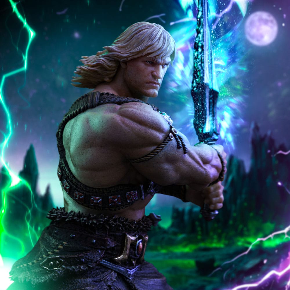 Masters of the Universe Deluxe Art Scale Statue 1/10 He-Man Unleashed 34 cm Image 10