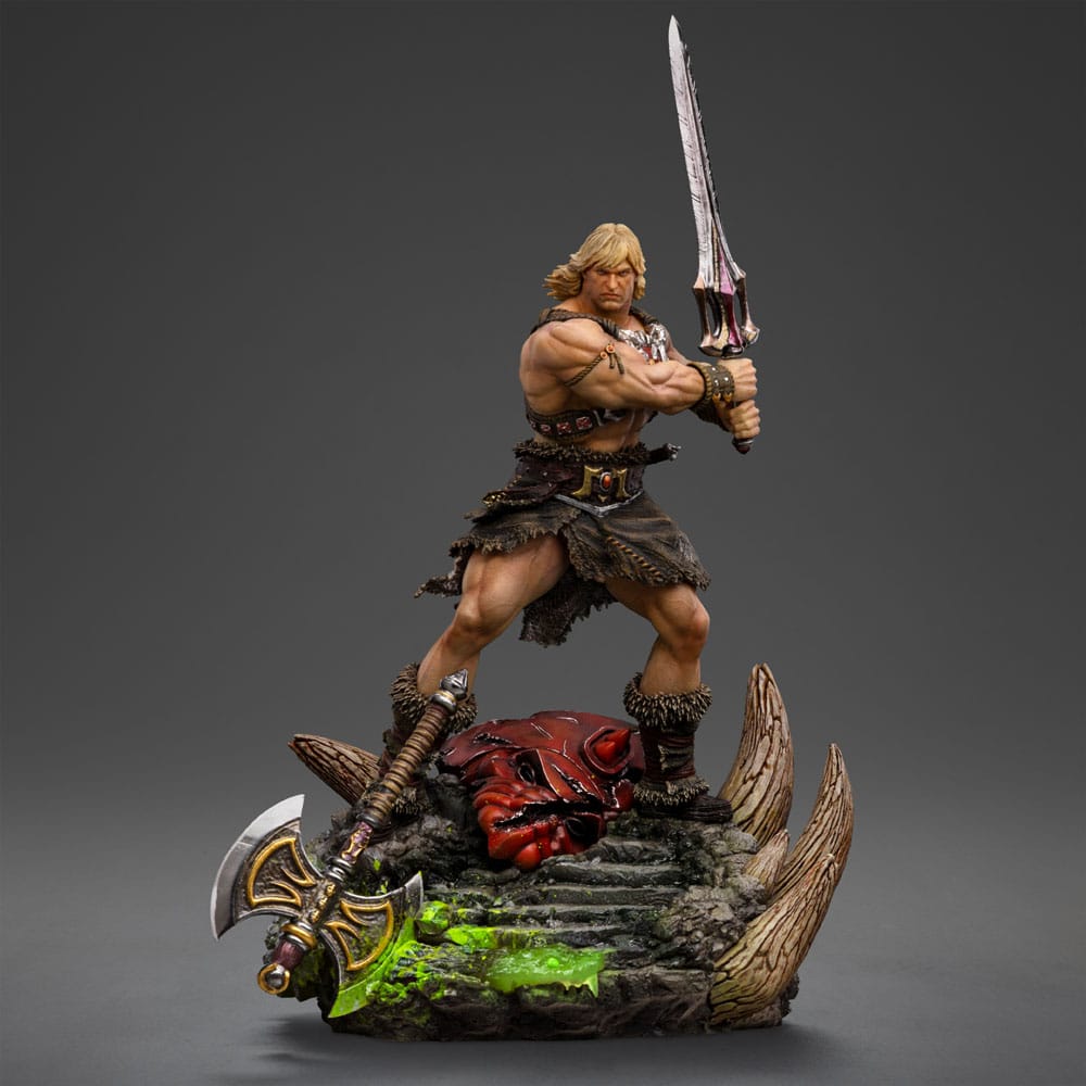 Masters of the Universe Deluxe Art Scale Statue 1/10 He-Man Unleashed 34 cm Image 11