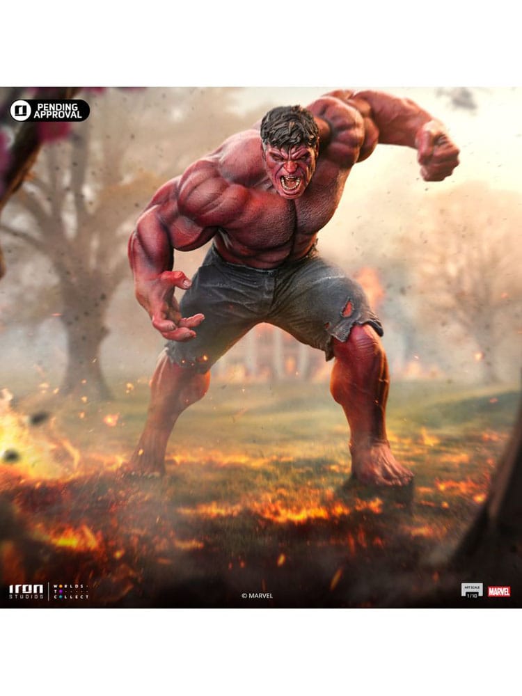 Marvel Art Scale Statue 1/10 Red Hulk 23 cm Image 3