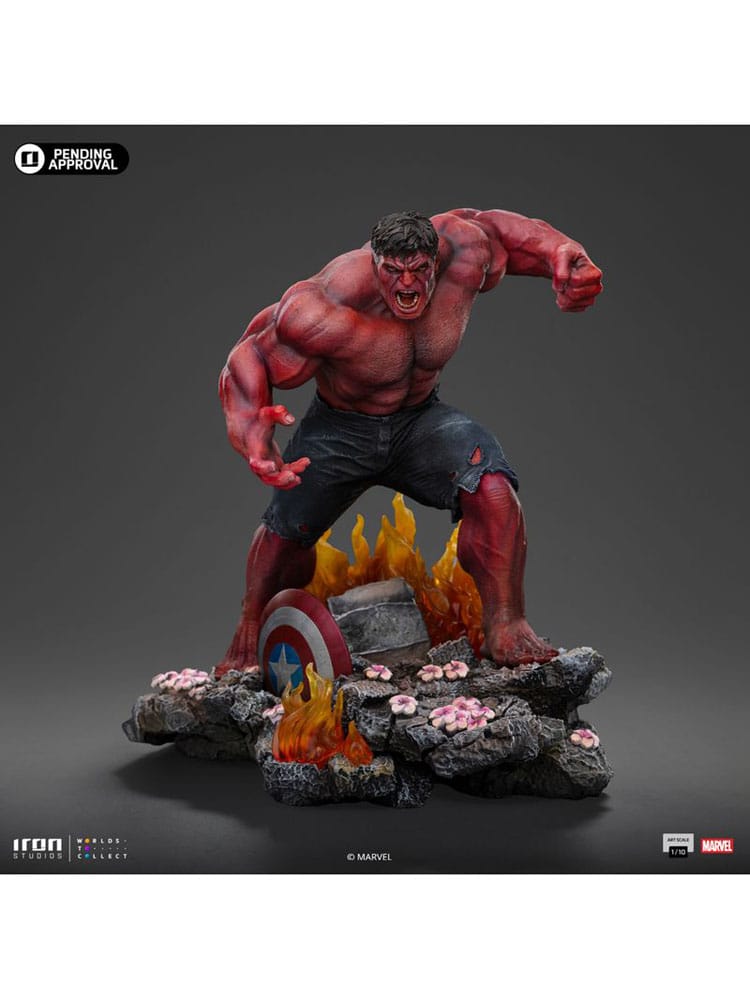 Marvel Art Scale Statue 1/10 Red Hulk 23 cm Image 4