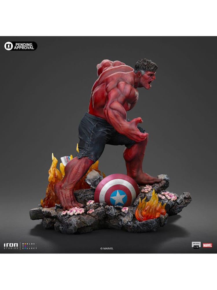 Marvel Art Scale Statue 1/10 Red Hulk 23 cm Image 5