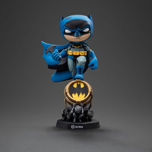 Batman Mini Co. PVC Figur Batman on Bat-Signal (Blue Variant) 19 cm Image 2