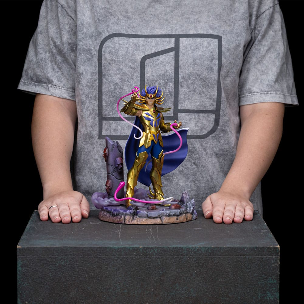 Saint Seiya Art Scale Statue 1/10 Cancer Deathmask 23 cm Image 14
