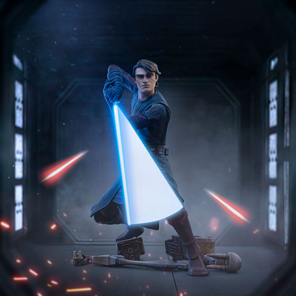 Star Wars: The Clone Wars Deluxe Art Scale Statue 1/10 Anakin Skywalker 19 cm Image 7