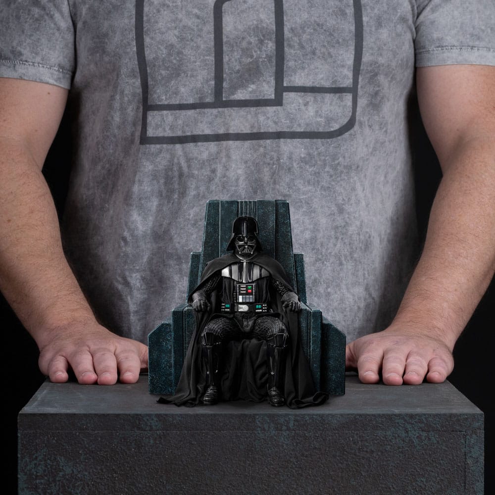Star Wars Art Scale Statue 1/10 Darth Vader on Throne 18 cm Image 15
