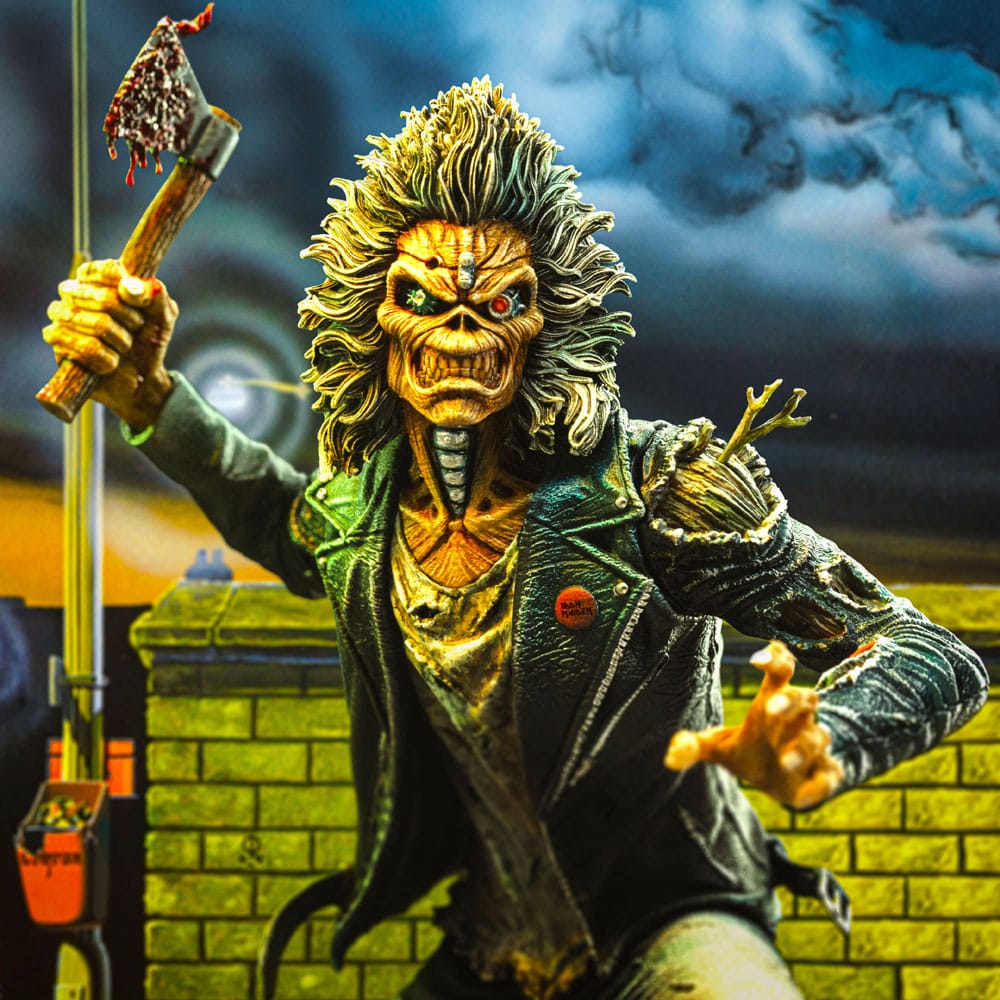 Iron Maiden Art Scale Statue 1/10 Eddie 50th Year Anniversary 22 cm Image 5