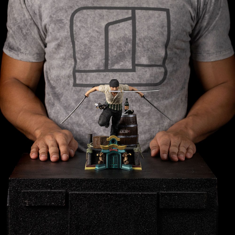 One Piece Art Scale Statue 1/10 Zoro 19 cm Image 12