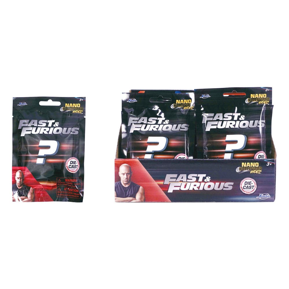 Fast & Furious Nano Hollywood Cars Diecast Miniautos Display (24) Image 2