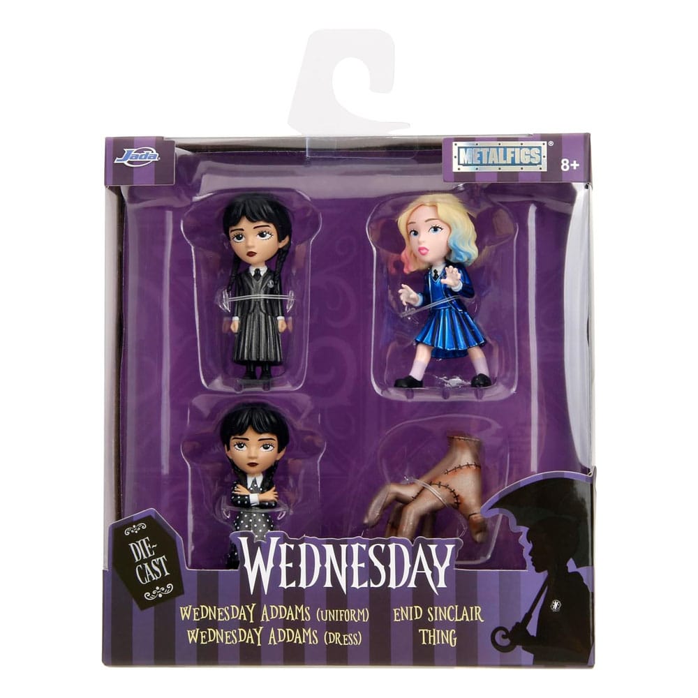 Wednesday Nano Metalfigs Diecast Minifiguren 4-er Pack Wave 1 4 cm Image 6